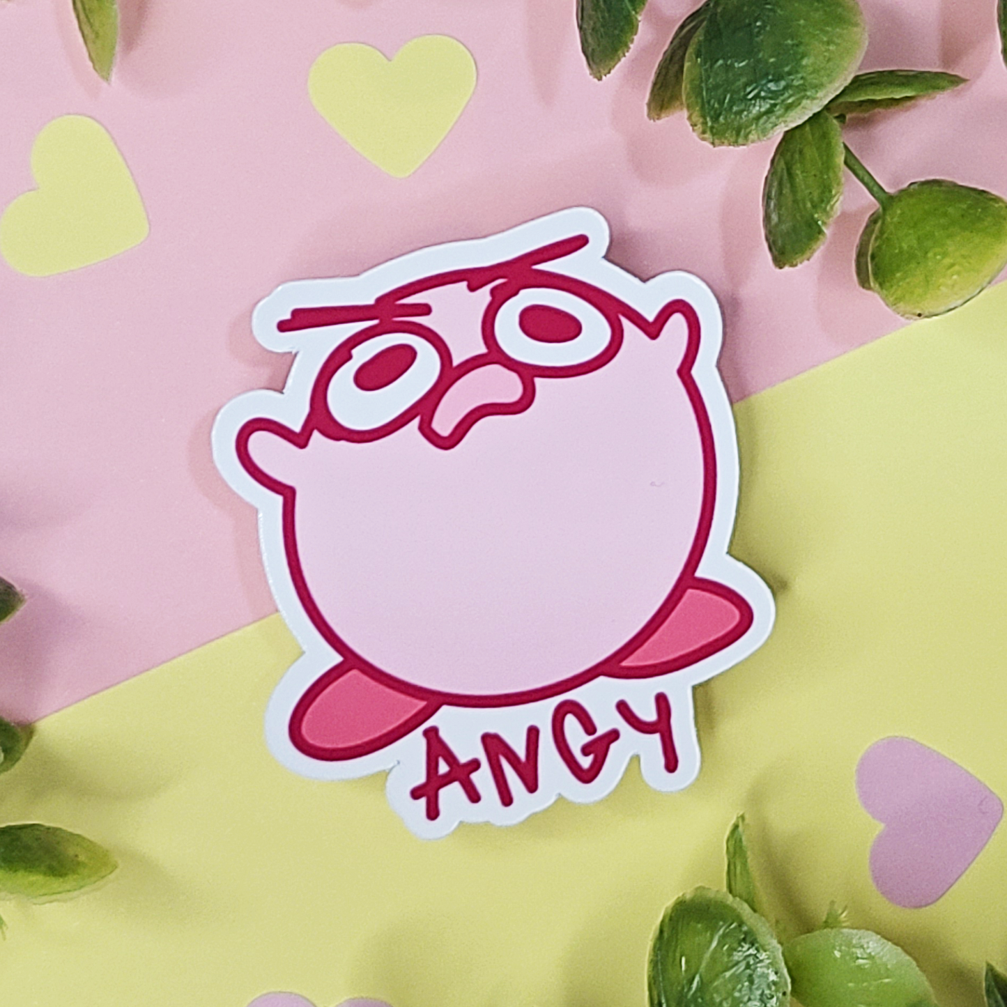 "ANGY KIRB" VINYL STICKER