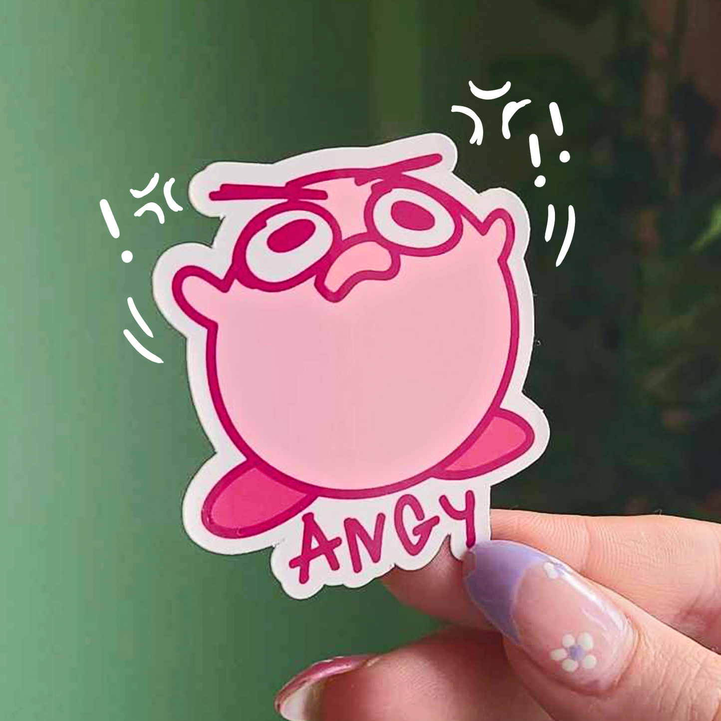 "ANGY KIRB" VINYL STICKER